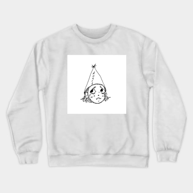 dunce Crewneck Sweatshirt by moldbaby